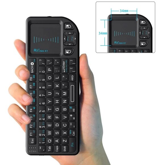 2.4GHz Mini Wireless Keyboard with TouchPad - Picture 1 of 7